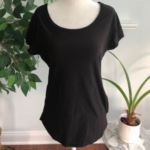 NOBO No Boundaries Criss Cross Back Black Top XL